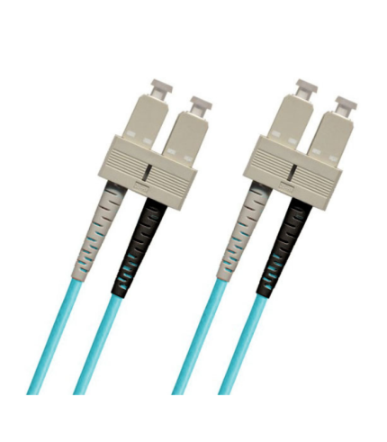 SC/SC Multi Mode OM3 Dublex Fiber Optik Patch Kablo