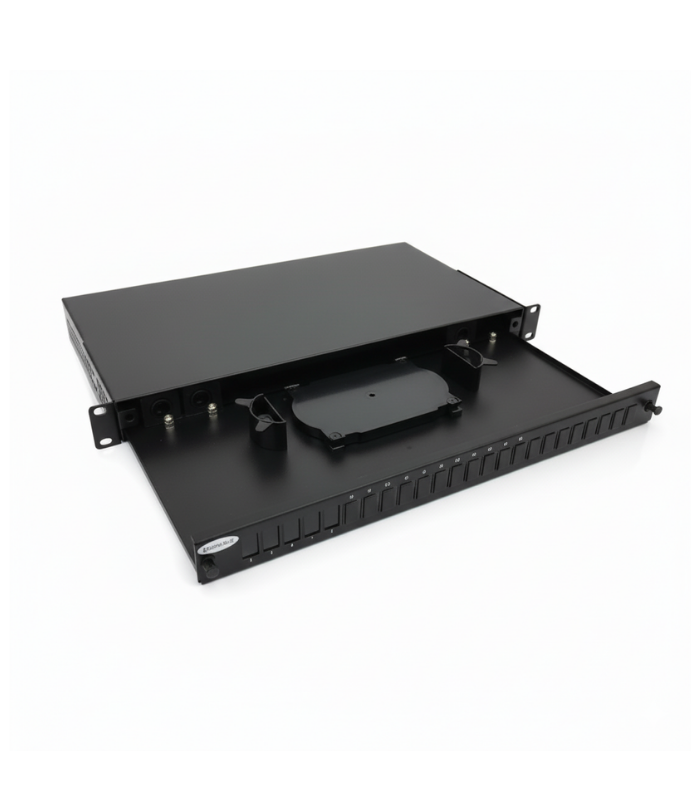 1U 12 Port LC Boş Fiber Optik Patch Panel