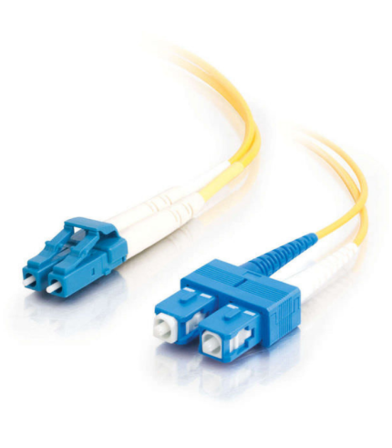 SC/LC Single Mode Dublex Fiber Optik Patch Kablo